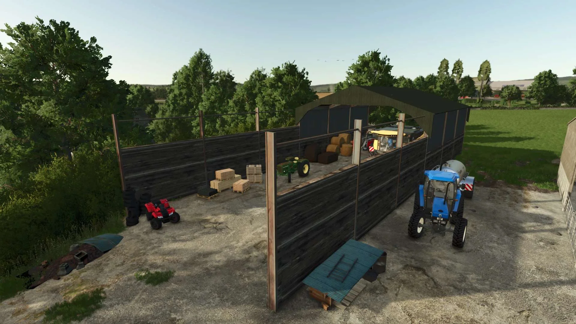 FS25 Old UK silage pit v1.0.1 Other Mod FS25 Mod Free Download