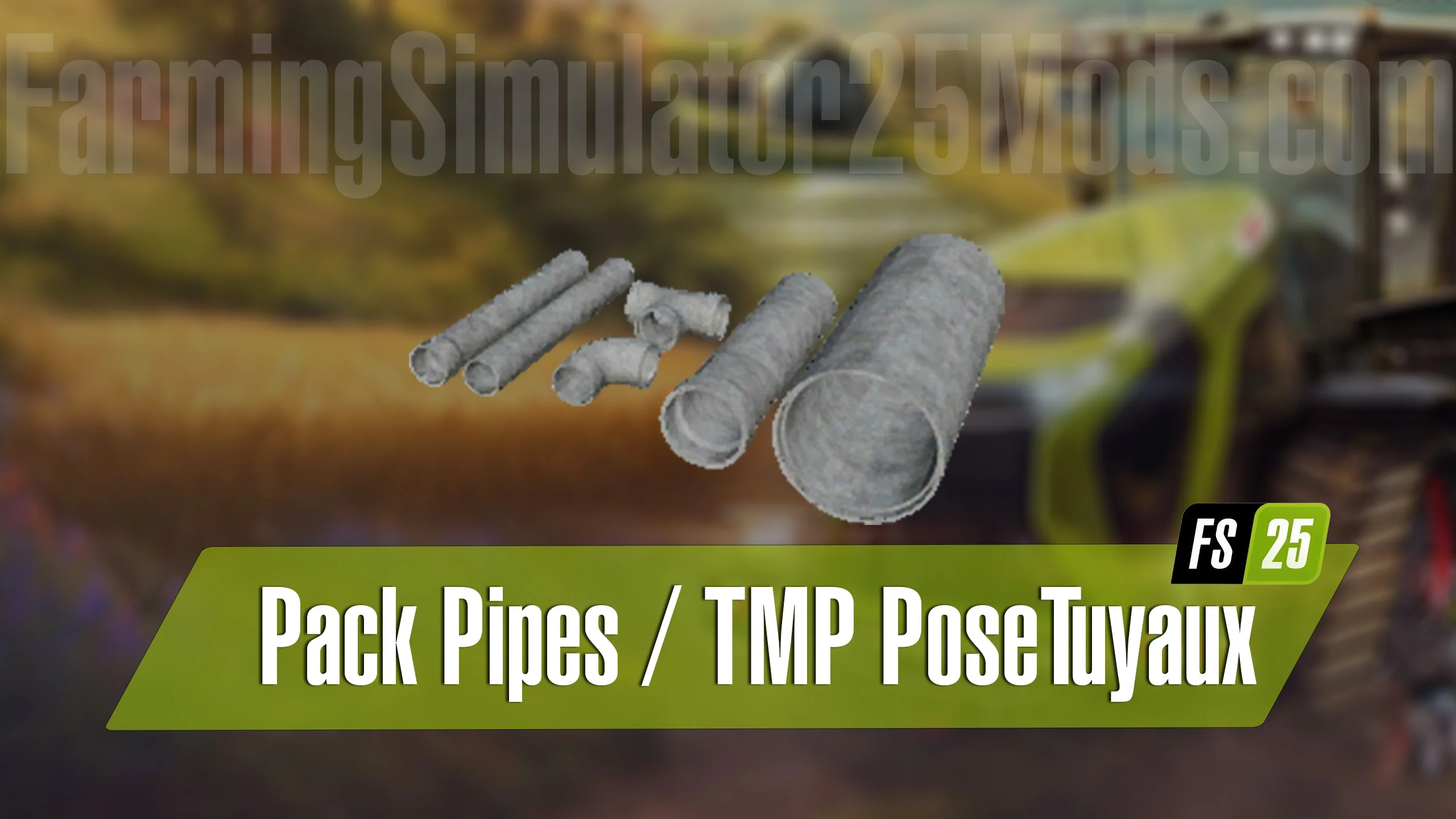FS25 Pack Pipes v1.1.2 Other Mod FS25 Mod Free Download
