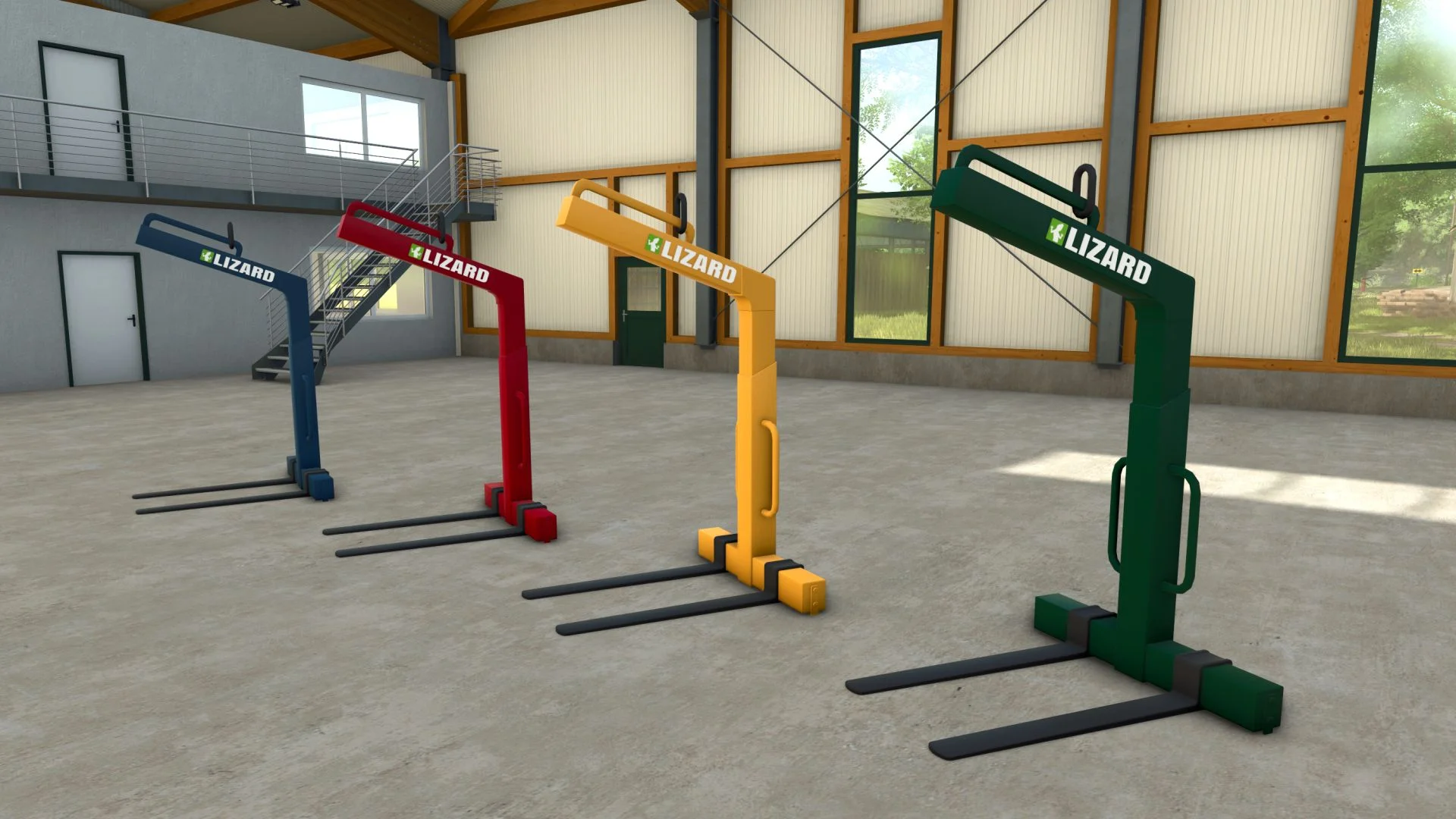 FS25 Pallet fork for crane V1.1 Other Mod