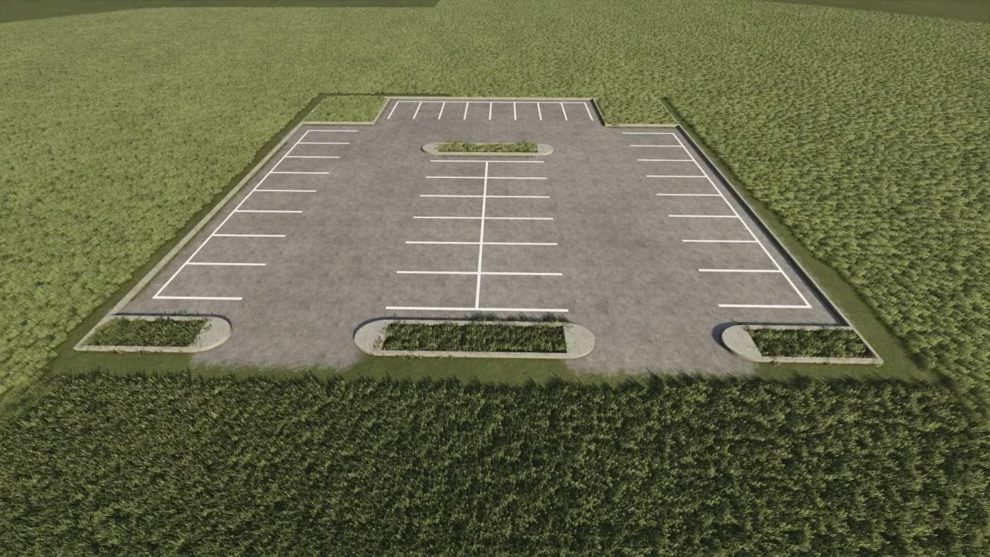 FS25 Parking Lot Pack v1.0 Other Mod FS25 Mod Free Download