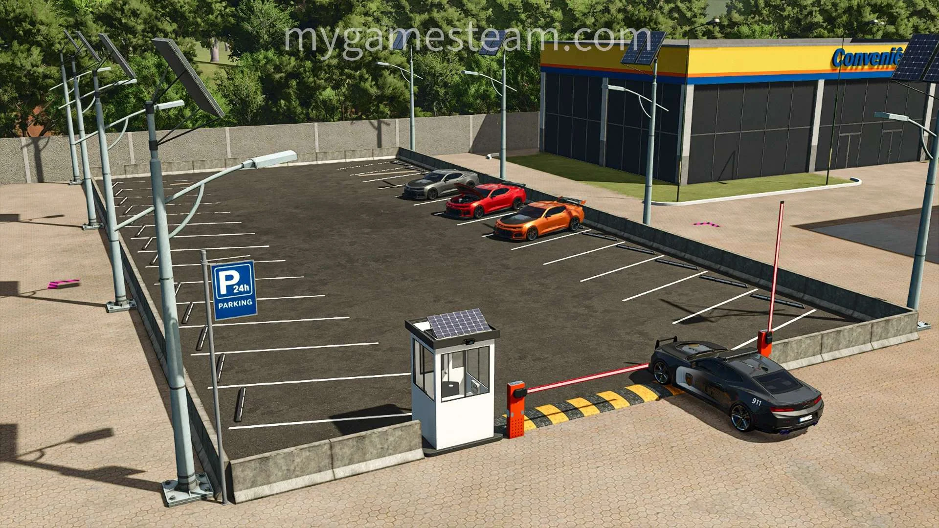 FS25 Parking Lot V1.0 Other Mod FS25 Mod Free Download