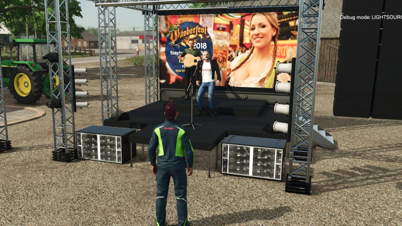 FS25 Placeable Beatrice concert animated V1.0 Other Mod FS25 Mod Free Download
