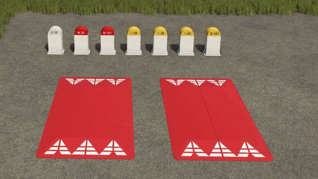 FS25 Placeable French panels v1.0.0.1 Other Mod FS25 Mod Free Download