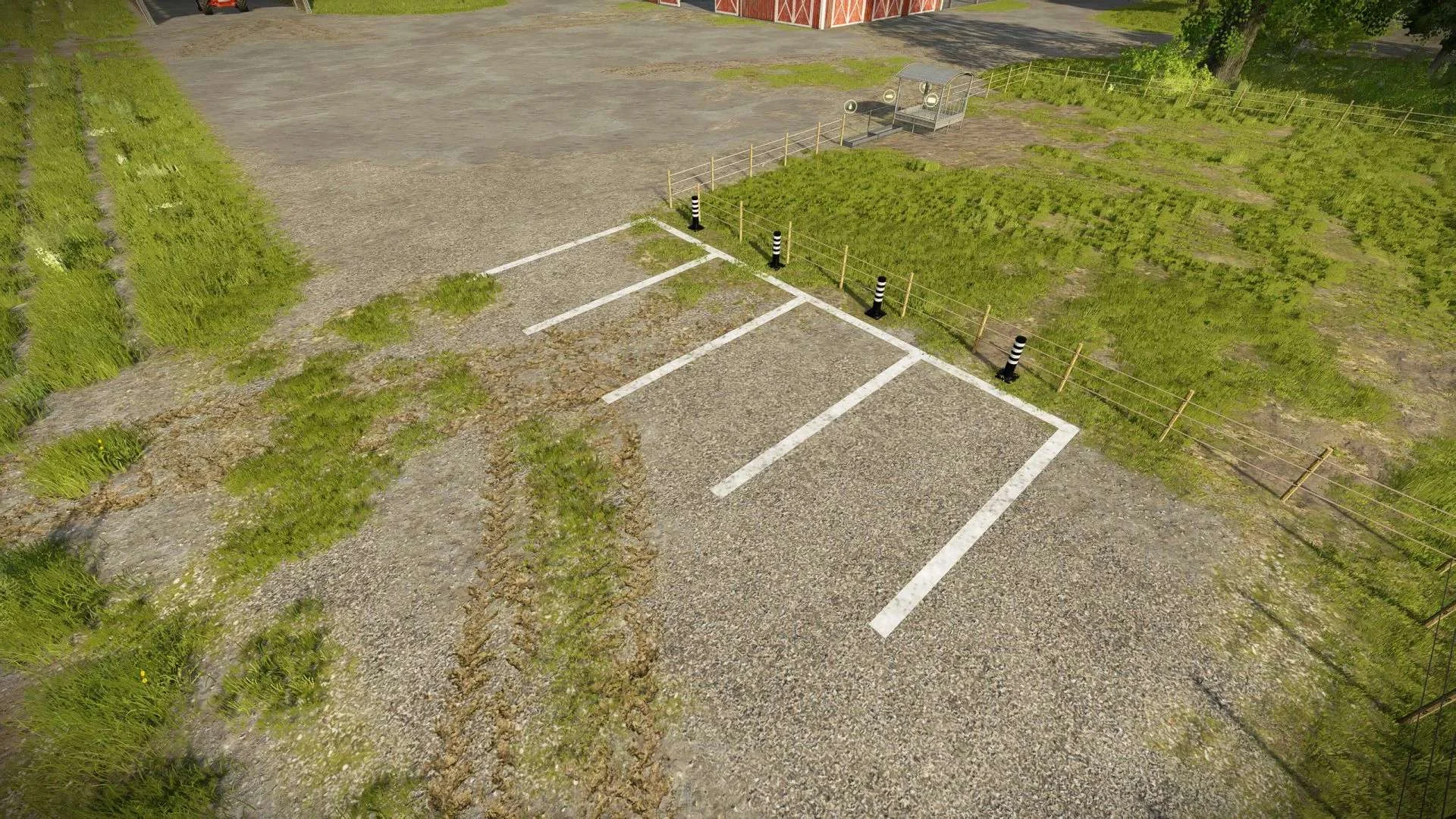 FS25 Placeable Parking v1.0 Other Mod FS25 Mod Free Download