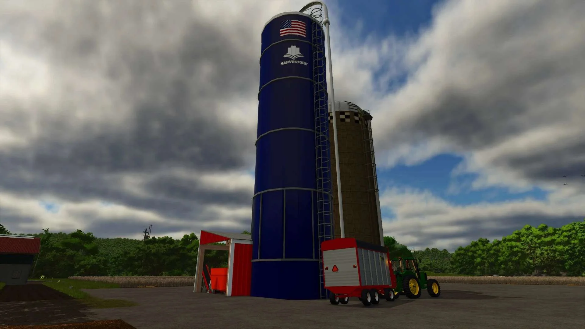 FS25 Placeable TMR Mixing Silos v1.0 Other Mod FS25 Mod Free Download