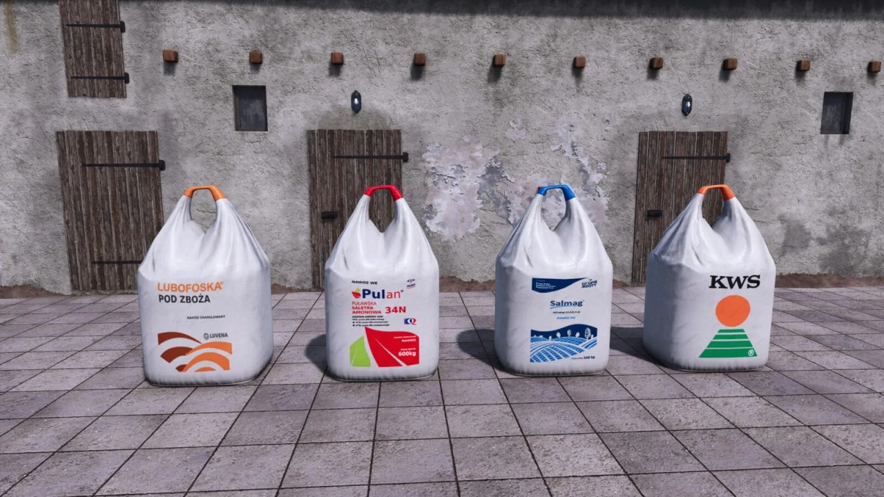 FS25 Poland BigBags Pack V1.0 Other Mod FS25 Mod Free Download