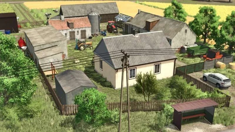 FS25 Polish Farm with Machines v1.0 Other Mod FS25 Mod Free Download