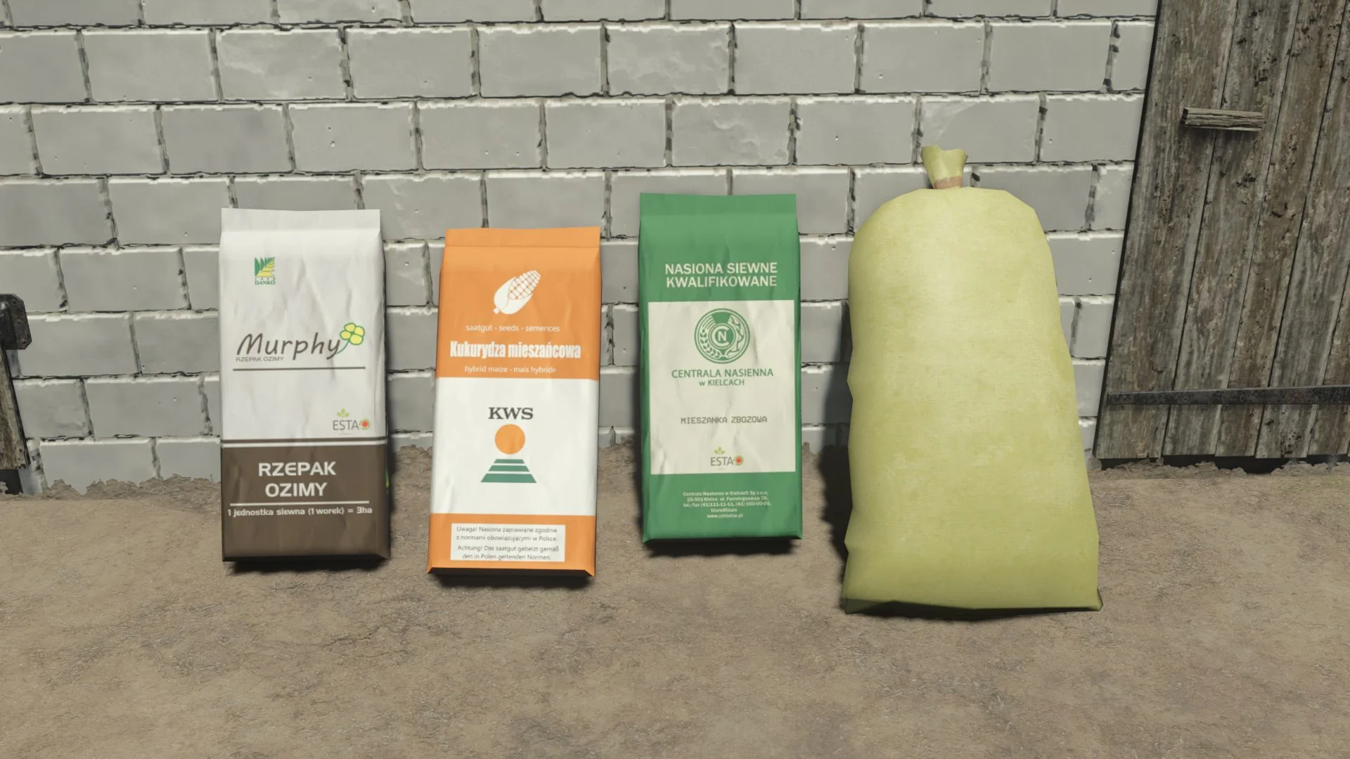 FS25 Polish seeds Big Bags Pack V1.0 Other Mod FS25 Mod Free Download