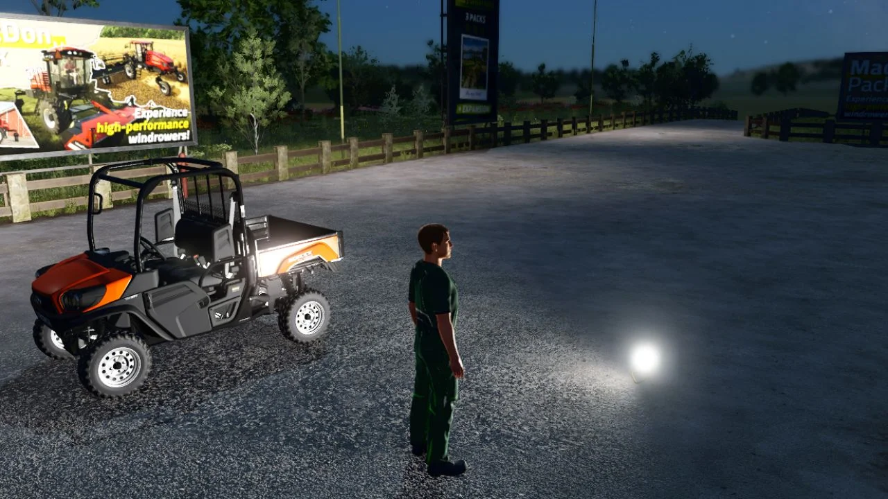 FS25 Portable Work Lamp V1.0 Other Mod FS25 Mod Free Download