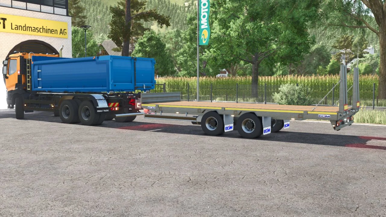 FS25 Porte Engin 19T V1.0 Other Mod FS25 Mod Free Download