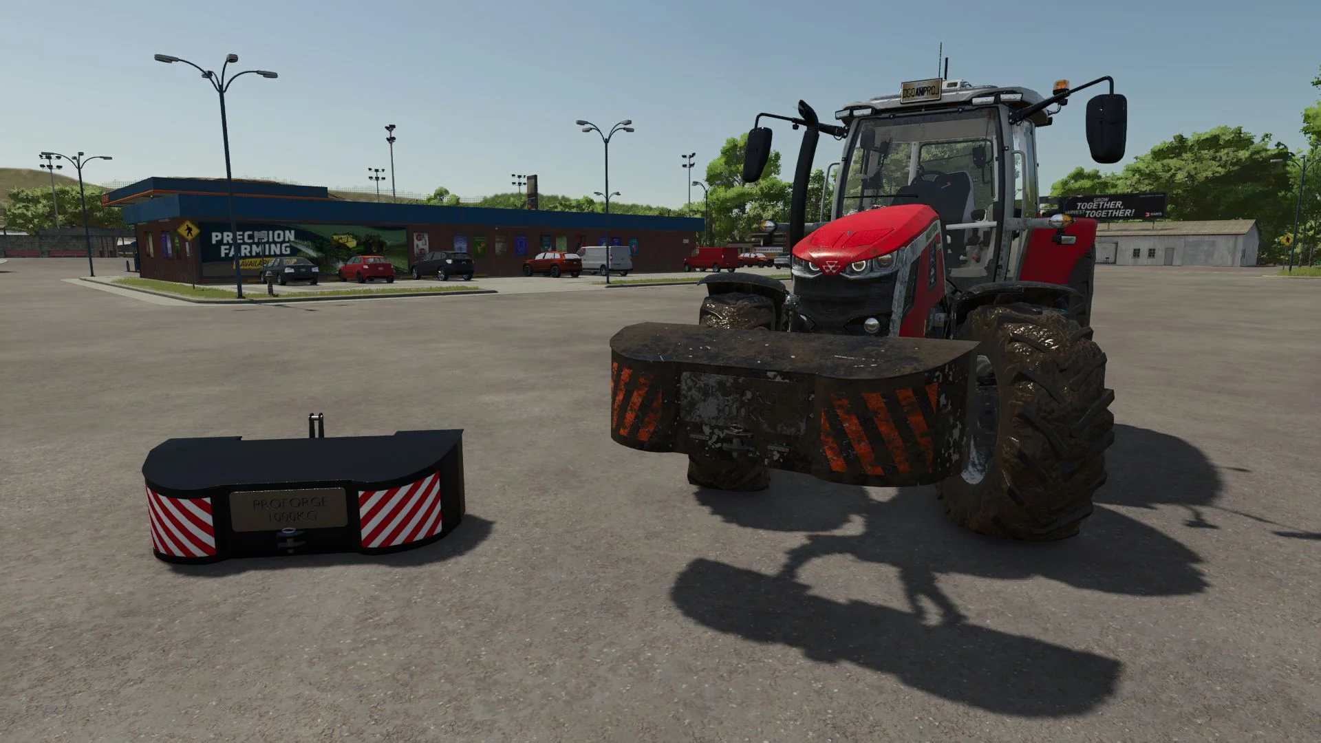FS25 Proforge 1T Weight V1.1.1 Other Mod