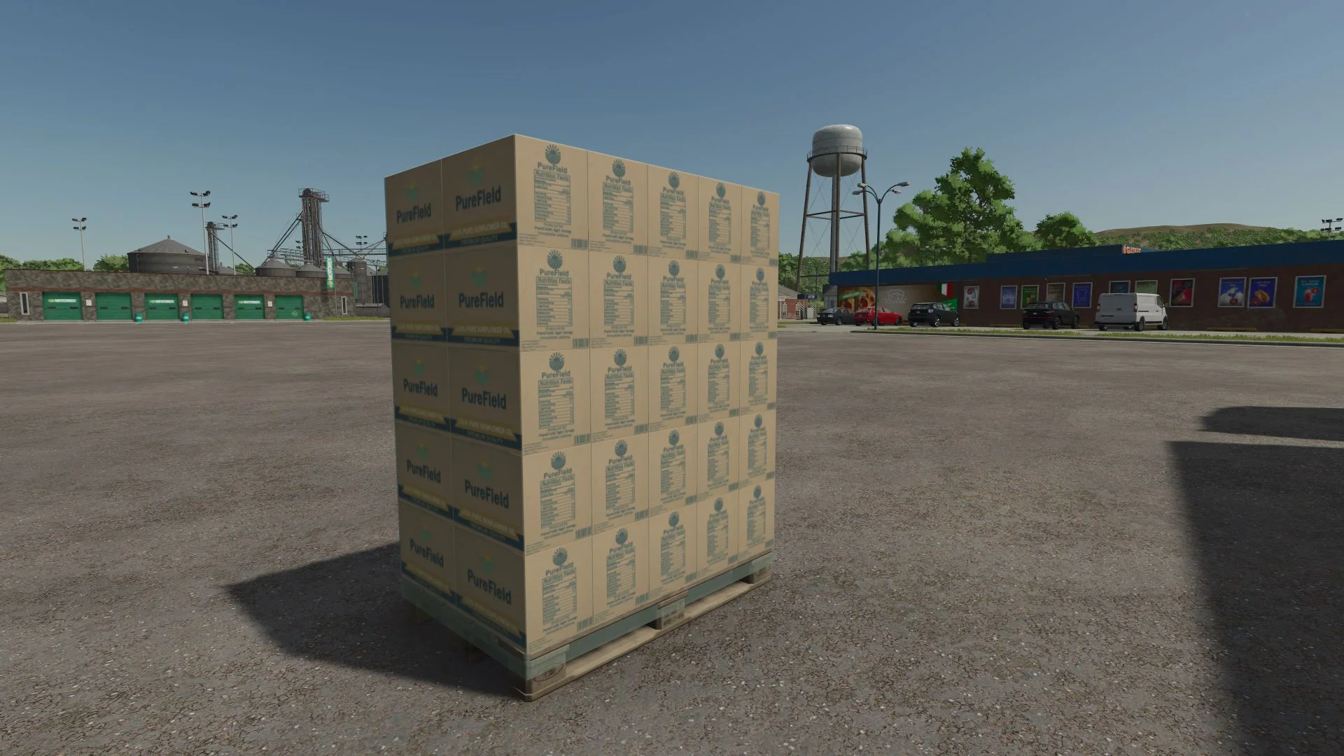 FS25 PureField Sunflower Oil pallet V1.0 Other Mod