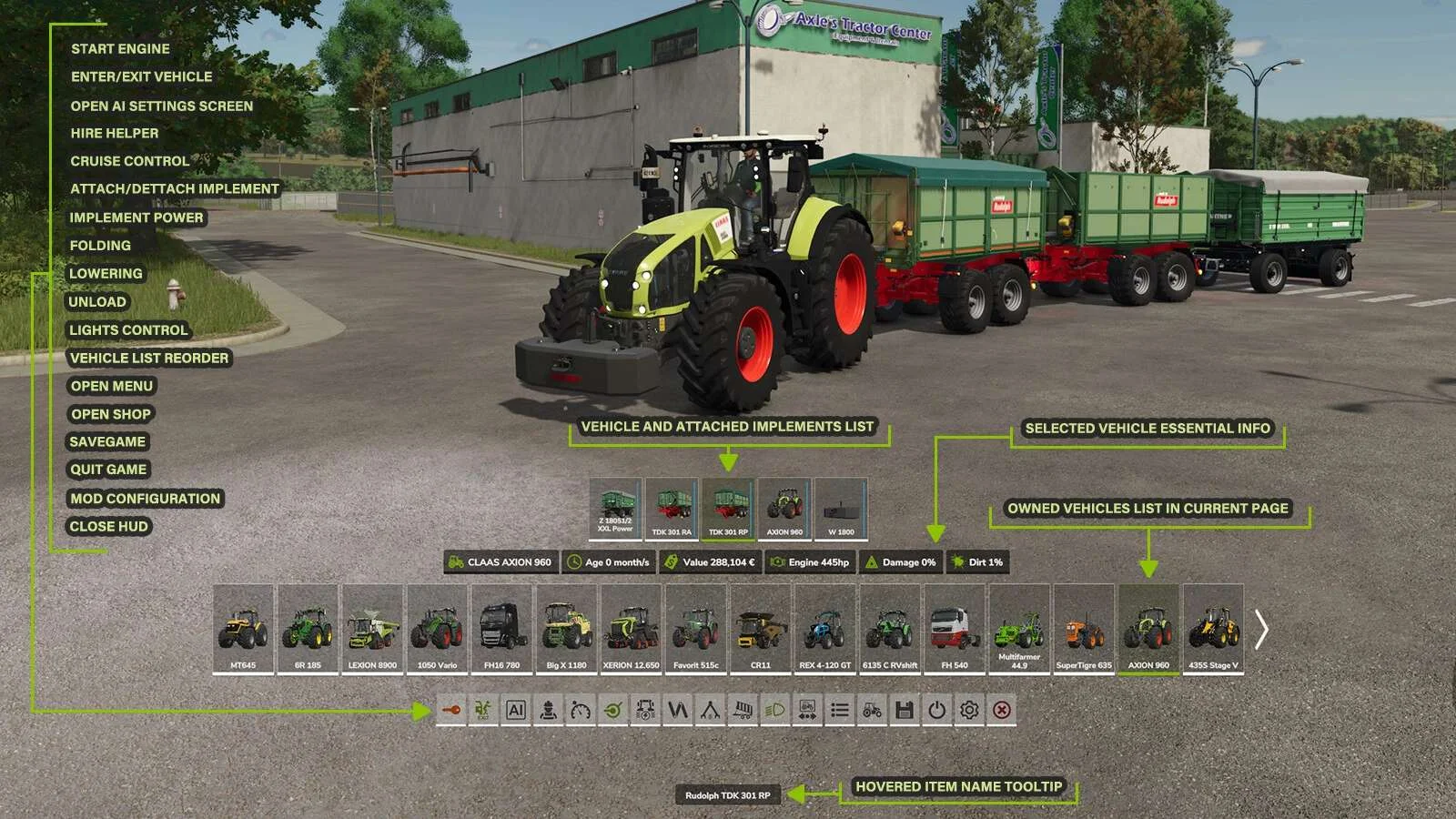 FS25 Quick Selector v1.0.1 Other Mod FS25 Mod Free Download