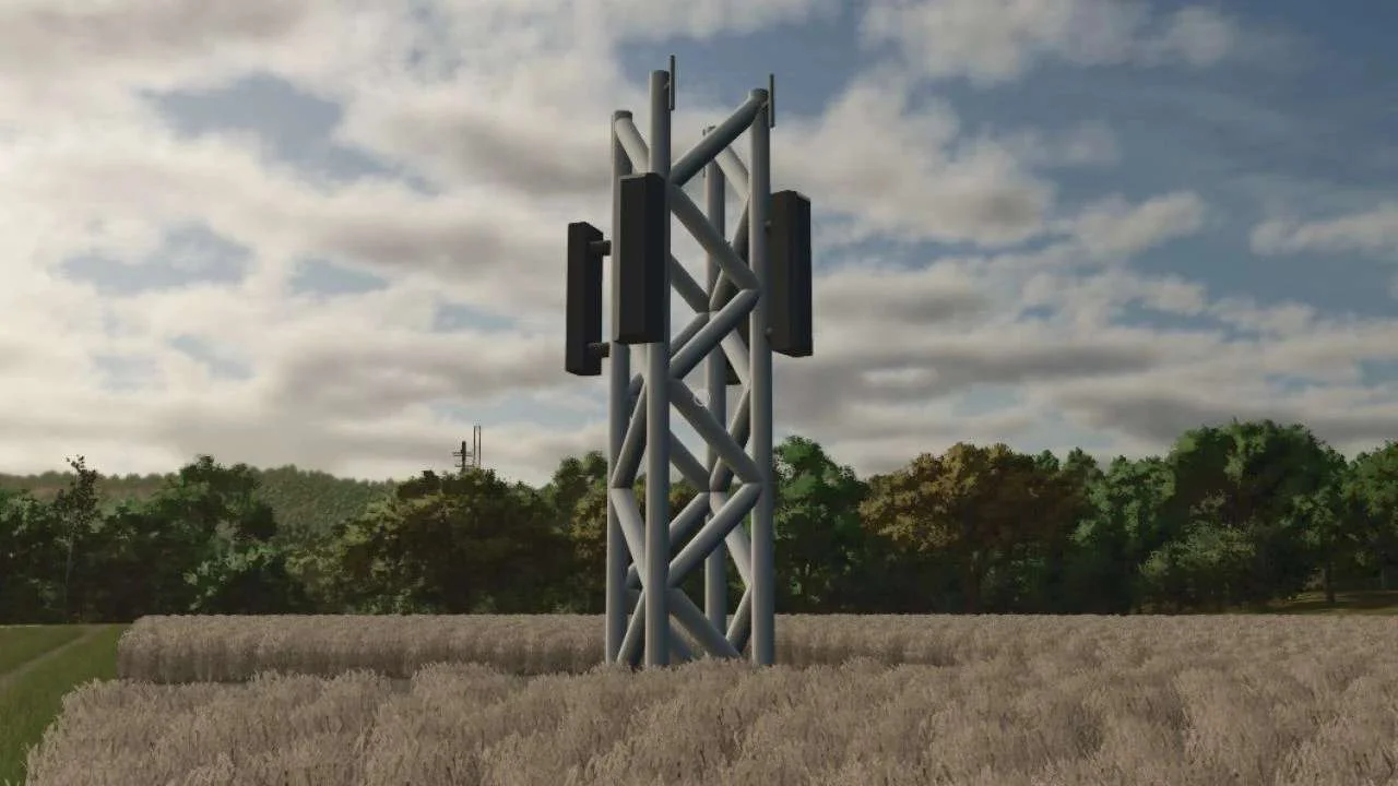 FS25 Radio tower v1.0 Other Mod FS25 Mod Free Download