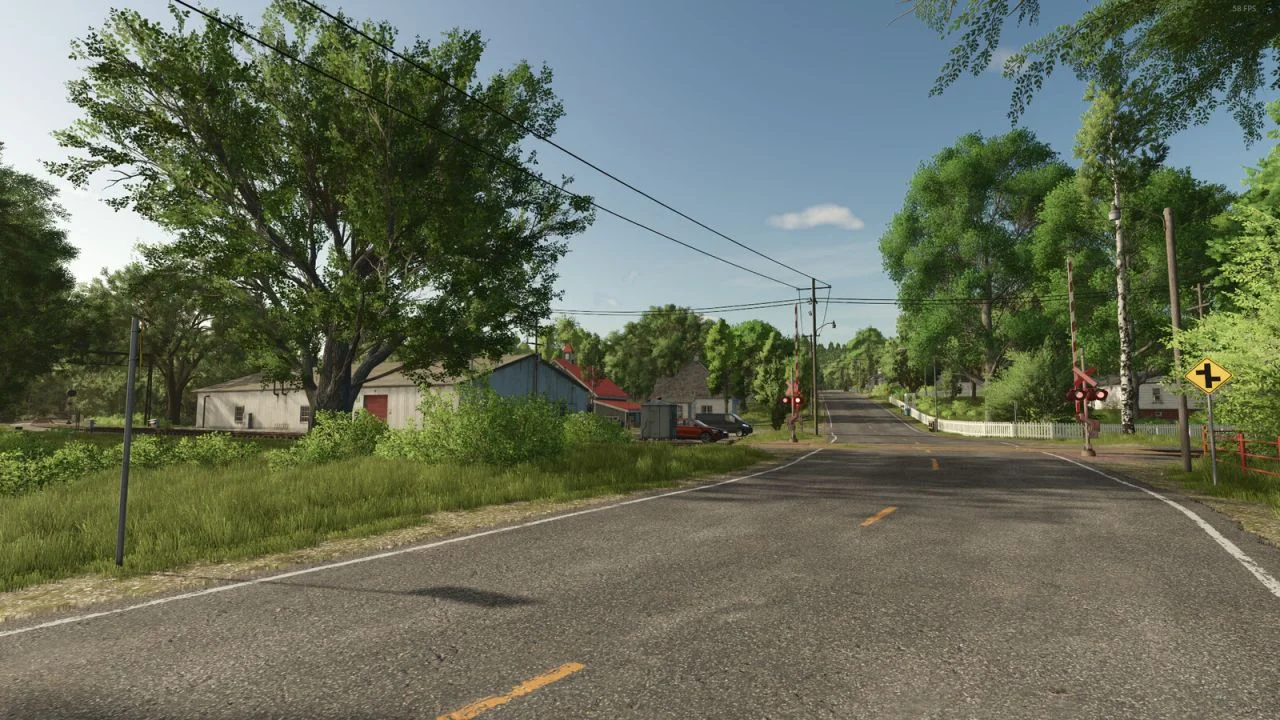 FS25 RailroadCrossing Addon V1.0 Other Mod FS25 Mod Free Download