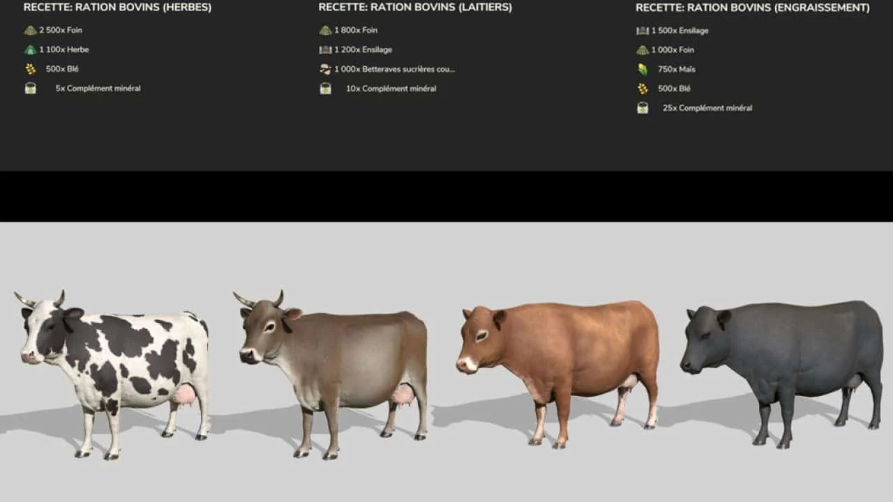 FS25 Real Feed Pack v2.0 Other Mod FS25 Mod Free Download