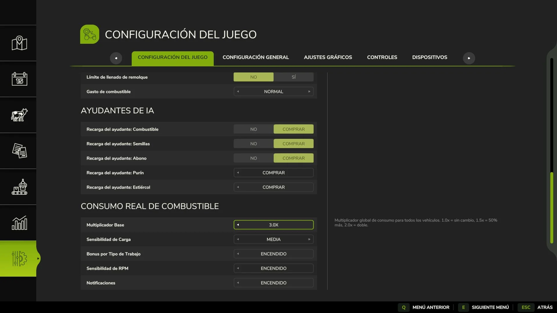 FS25 Real Fuel Consumption V1.1 Other Mod