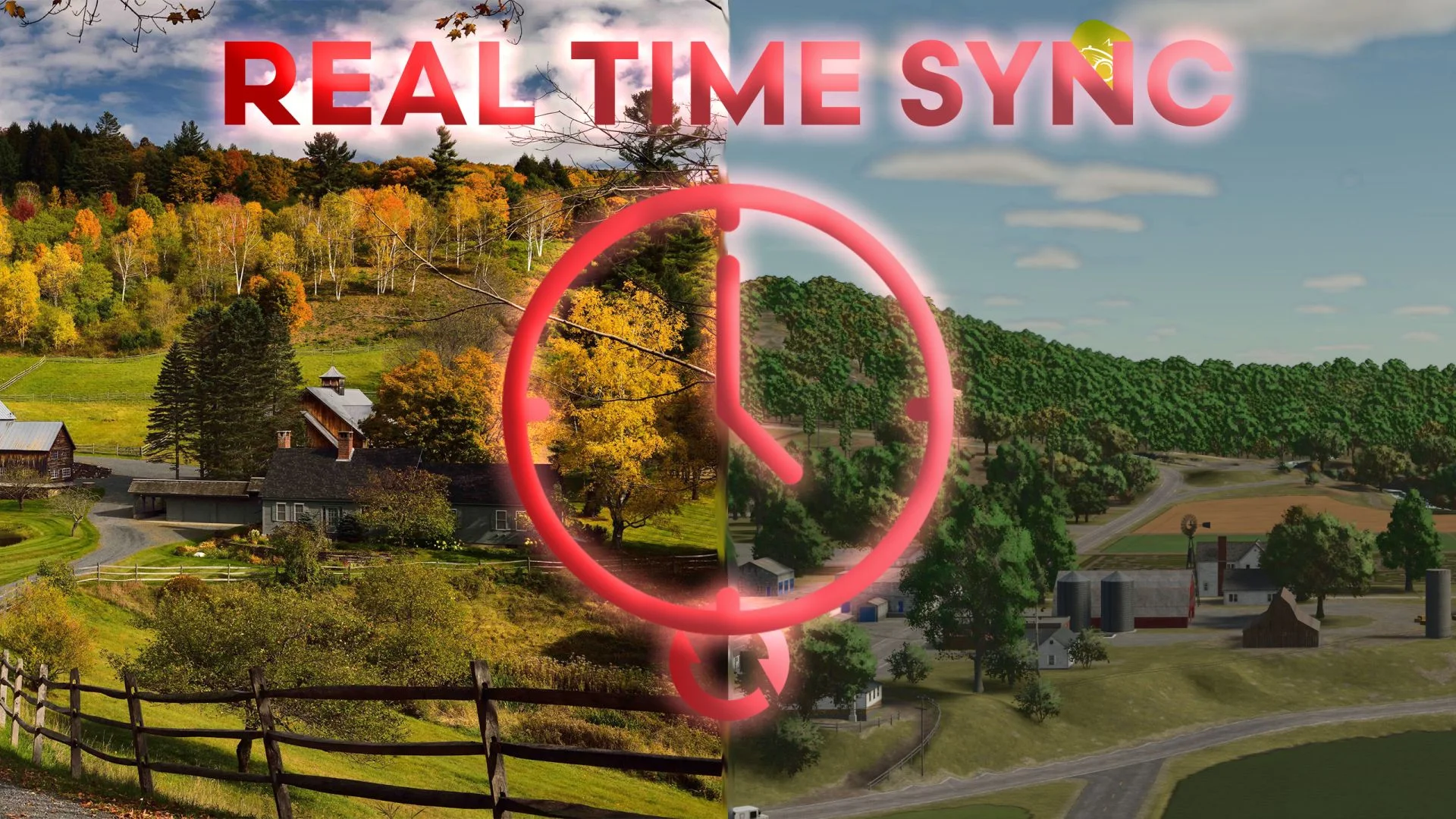 FS25 Real Time Sync V1.0 Other Mod FS25 Mod Free Download