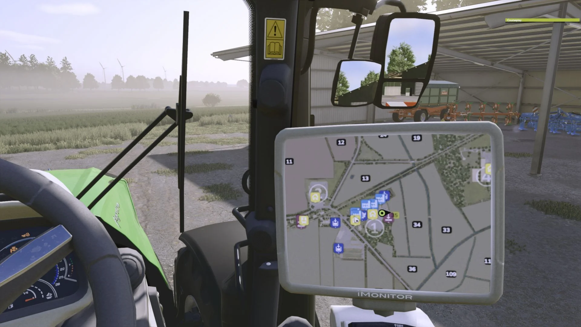FS25 RealGPS Schwesing Bahnhof PDA V1.0 Other Mod FS25 Mod Free Download