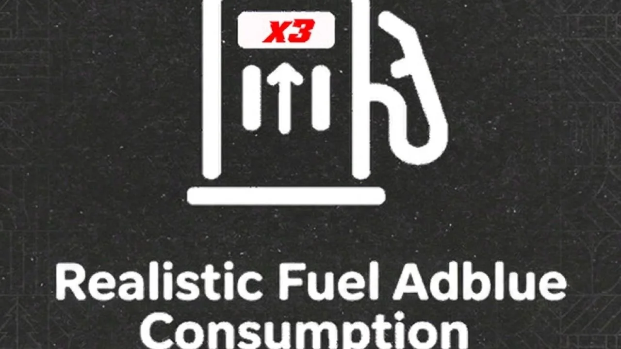 FS25 Realistic Fuel Adblue Consumption V1.0 Other Mod
