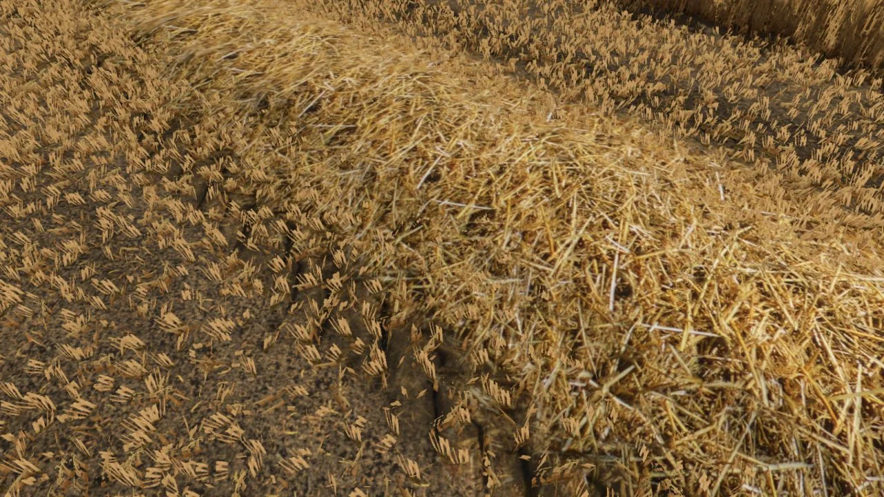 FS25 Realistic straw texture V1.0 Other Mod FS25 Mod Free Download