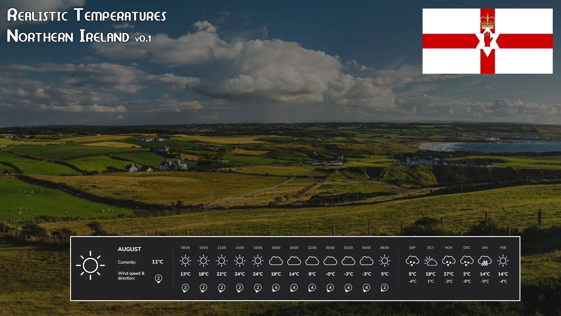 FS25 Realistic Temperatures – Northern Ireland BETA v1.0 Other Mod FS25 Mod Free Download