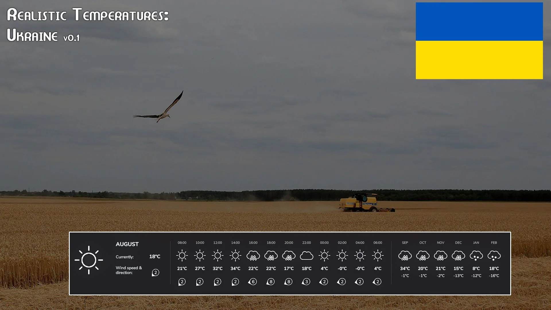 FS25 Realistic Temperatures – Ukraine BETA v1.0 Other Mod FS25 Mod Free Download