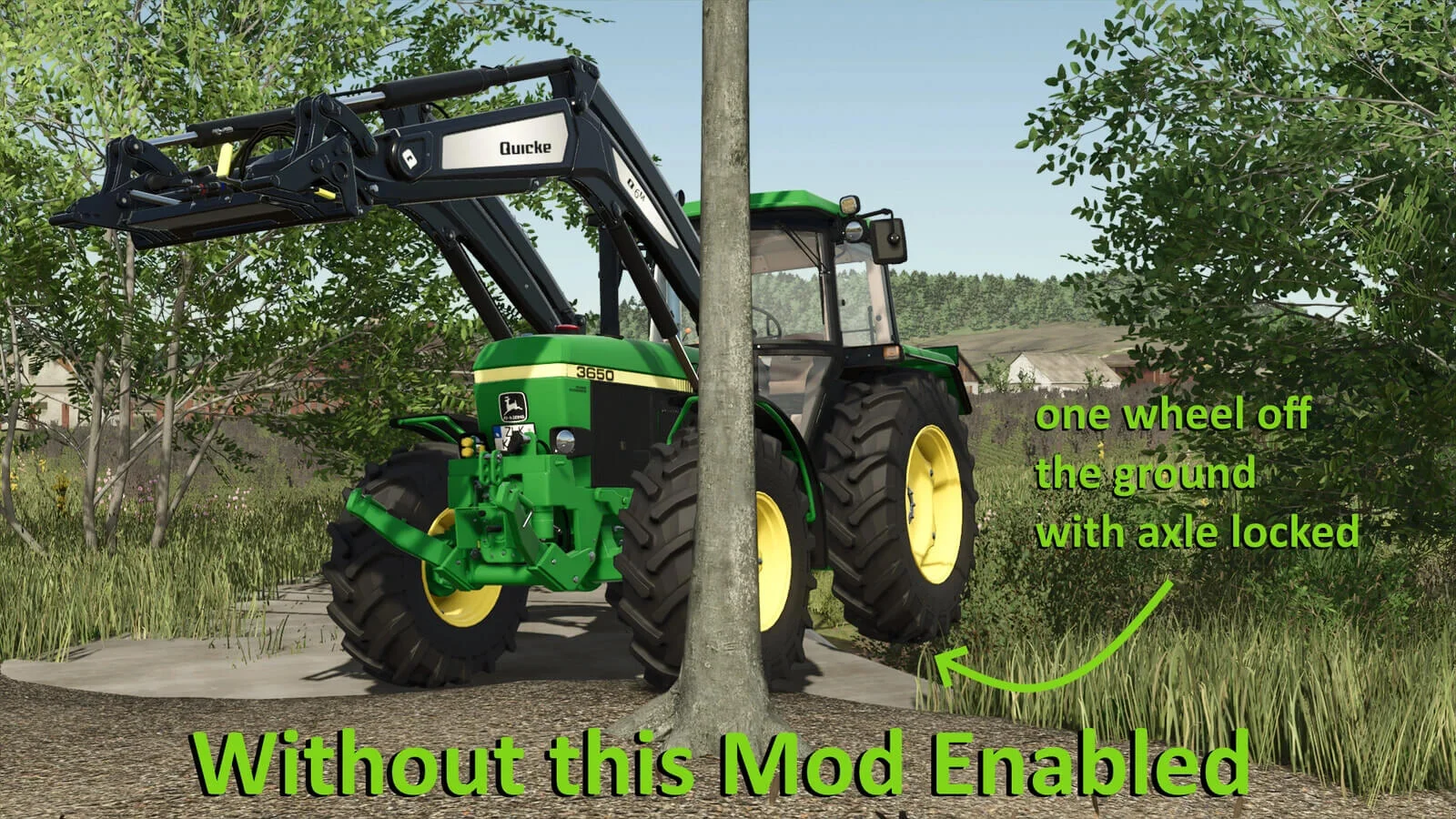 FS25 Remove Frontloader Axle Locking v1.0 Other Mod FS25 Mod Free Download