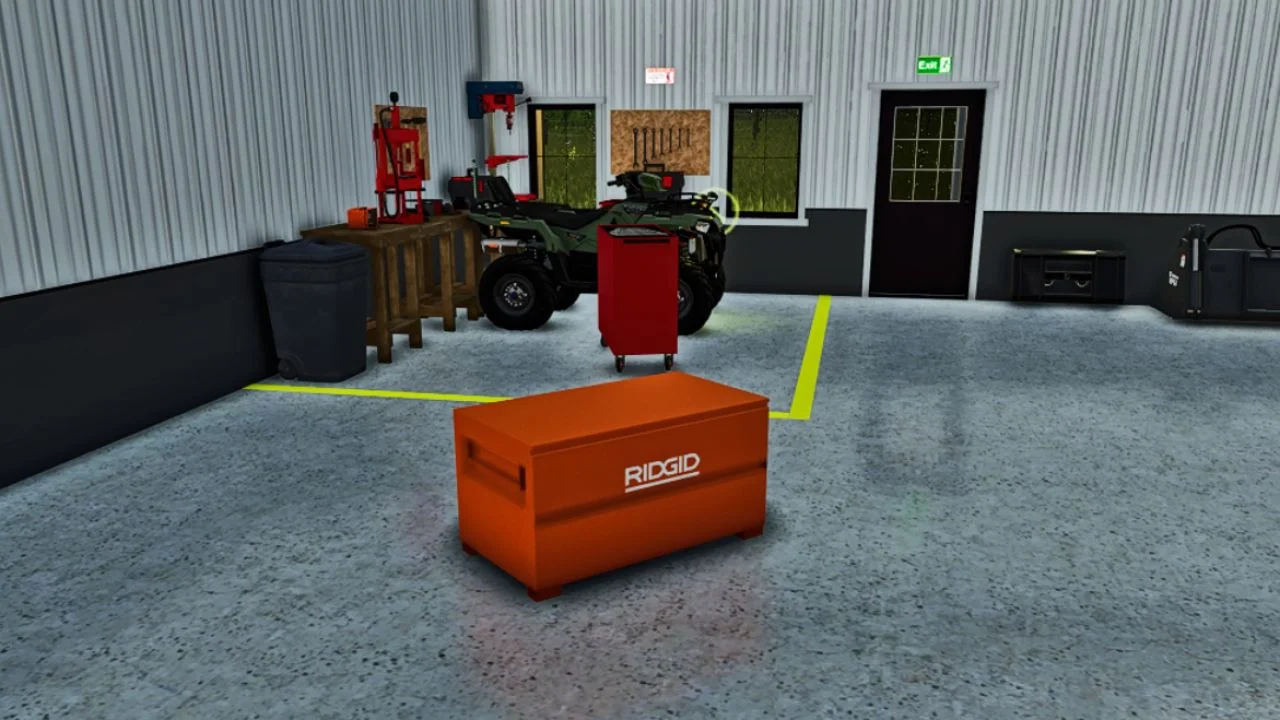 FS25 Ridgid Tool Box V1.0 Other Mod