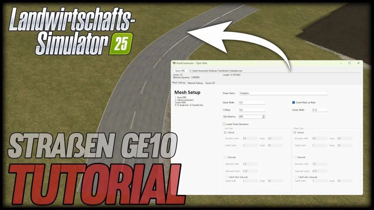 FS25 RoadCreator ScriptPack v1.0 Other Mod FS25 Mod Free Download