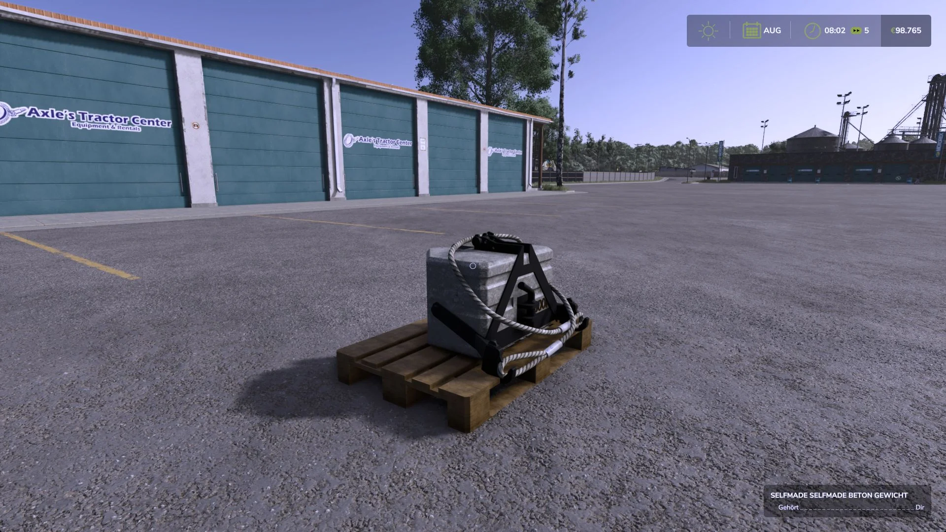 FS25 Rope concrete weight V1.0 Other Mod FS25 Mod Free Download