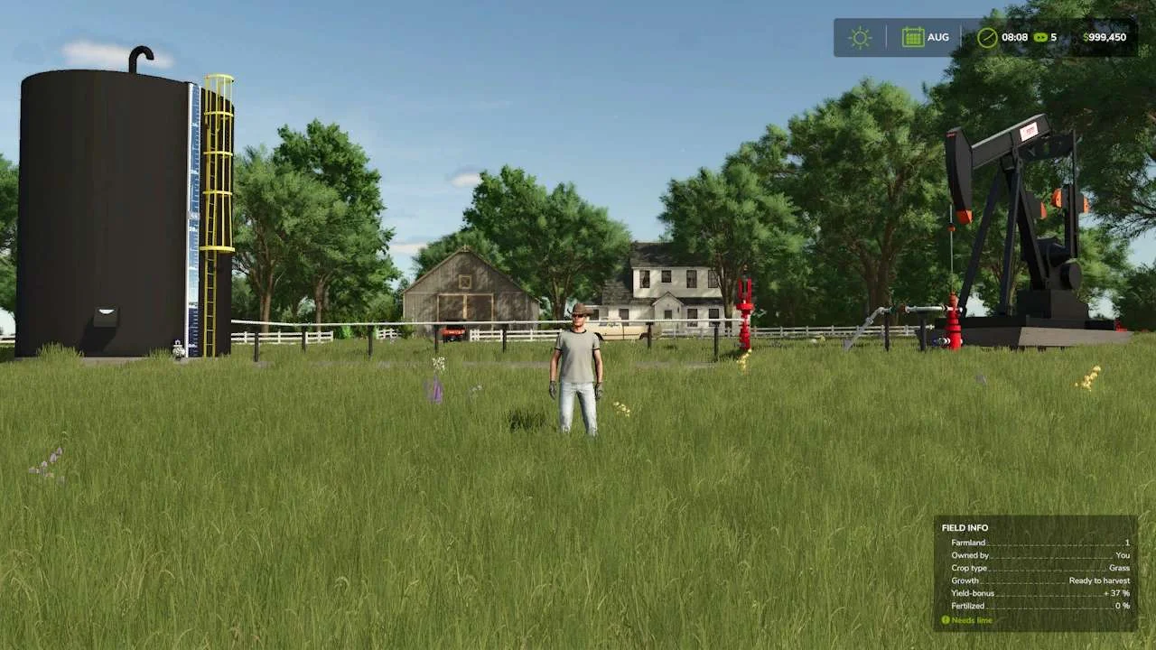 FS25 Sentry Pumpjack v1.0 Other Mod FS25 Mod Free Download