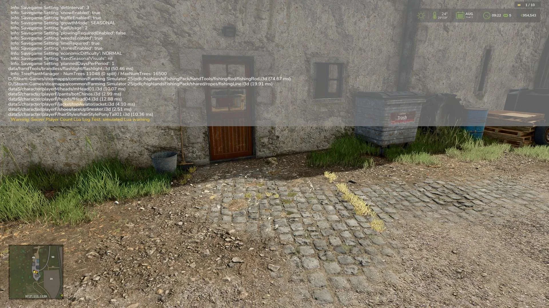 FS25 Server Player Count v1.1 Other Mod