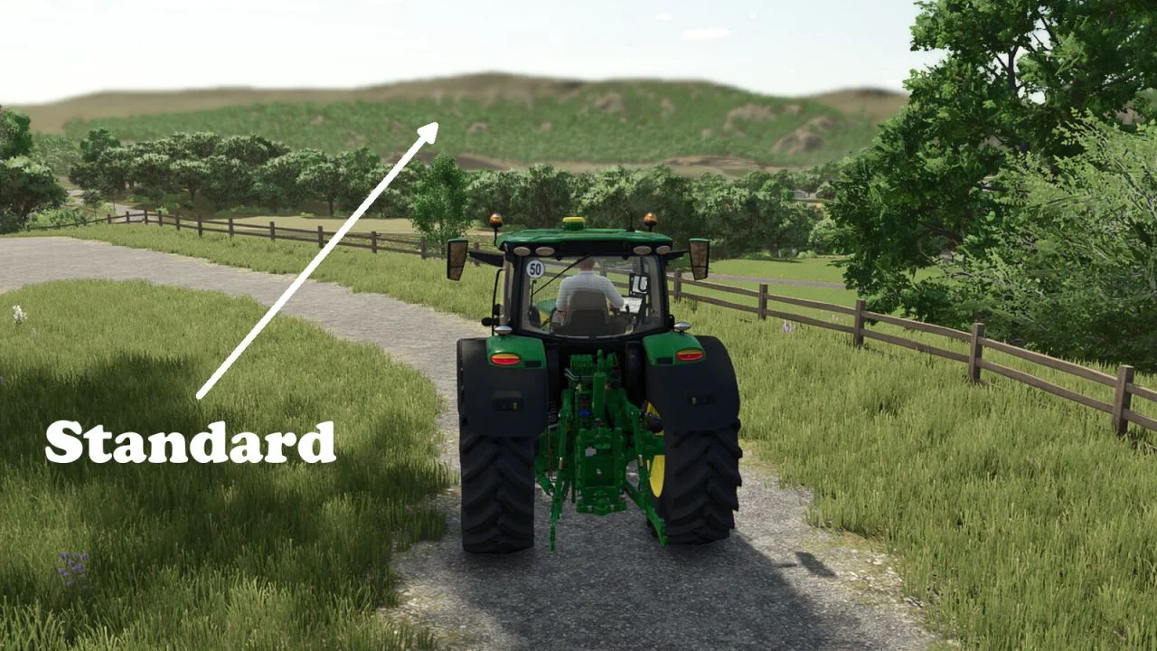 FS25 Sharper Long Distance View V1.0 Other Mod FS25 Mod Free Download
