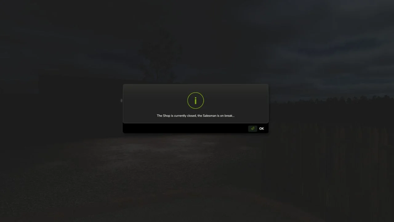 FS25 Shop Hours V1.0 Other Mod FS25 Mod Free Download