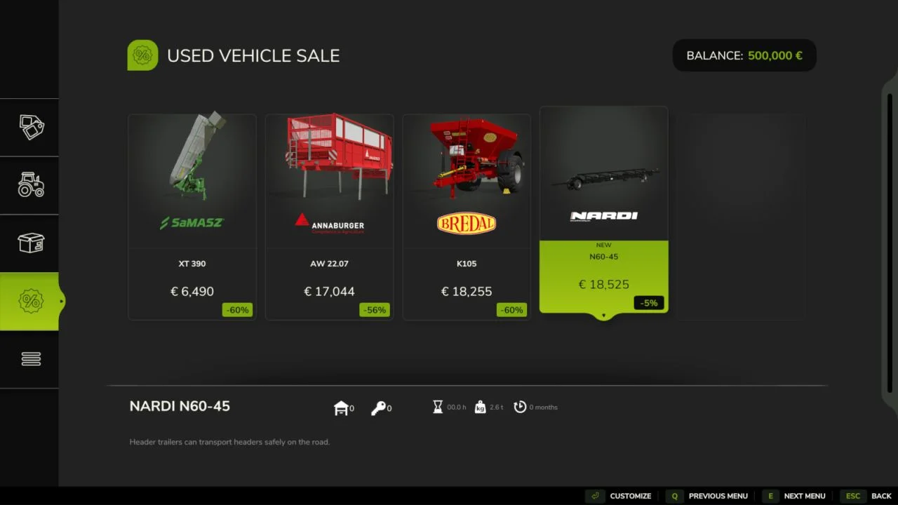 FS25 Shop Special Offers V1.0 Other Mod