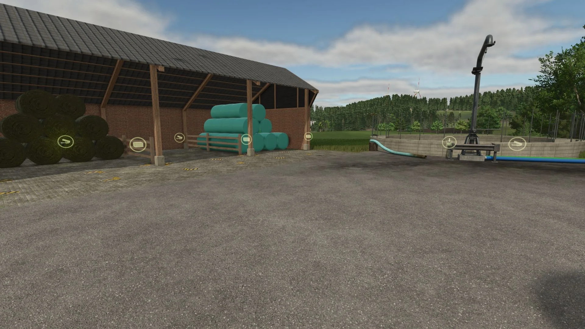FS25 Show/hide triggers and interaction zone markings V1.0 Other Mod