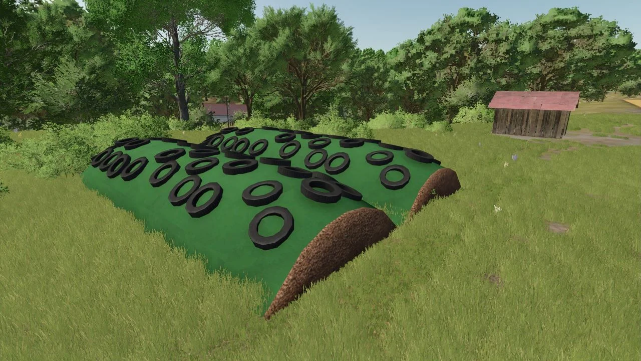 FS25 Silage silo decoration V1.0 Other Mod