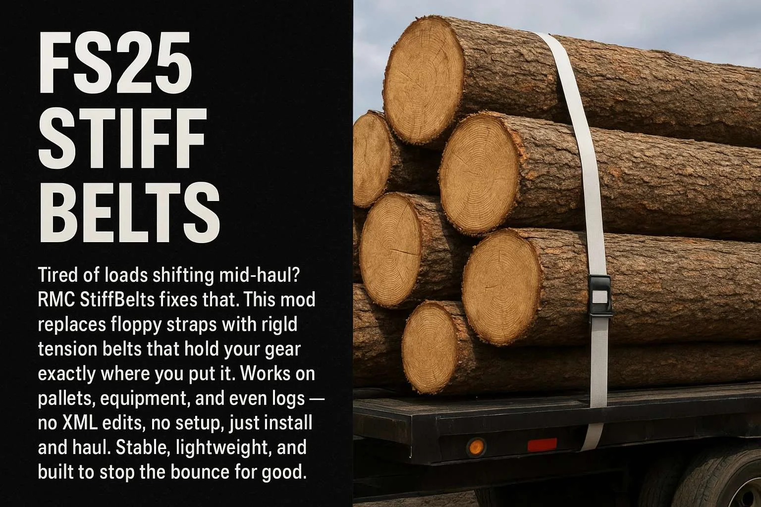 FS25 Stiff Belts v1.0 Other Mod FS25 Mod Free Download