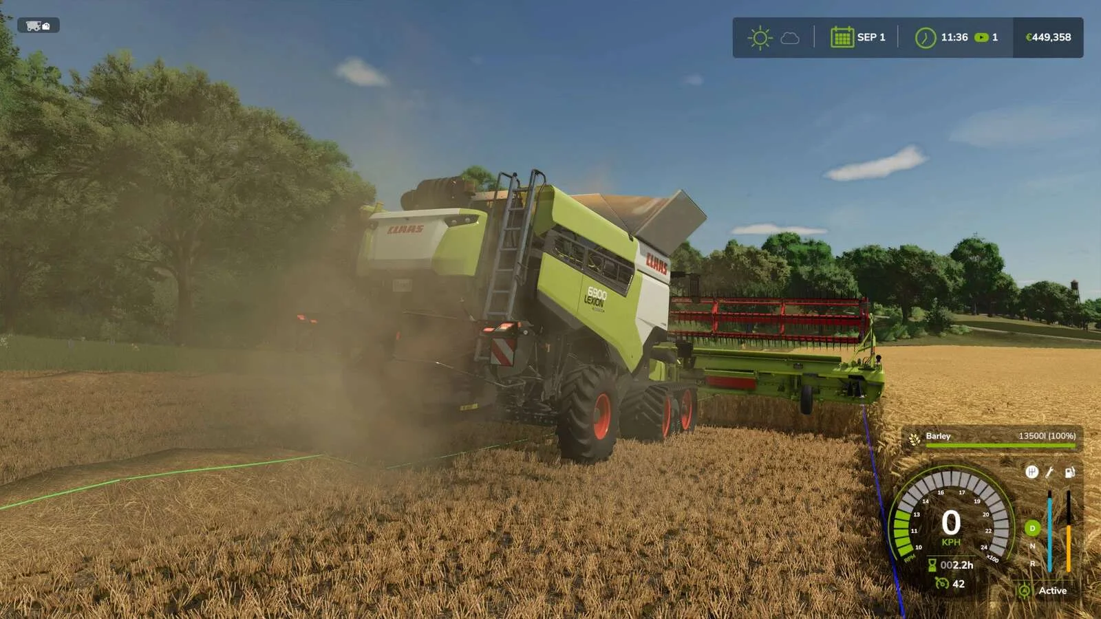 FS25 Stop Full Combine v1.0 Other Mod FS25 Mod Free Download