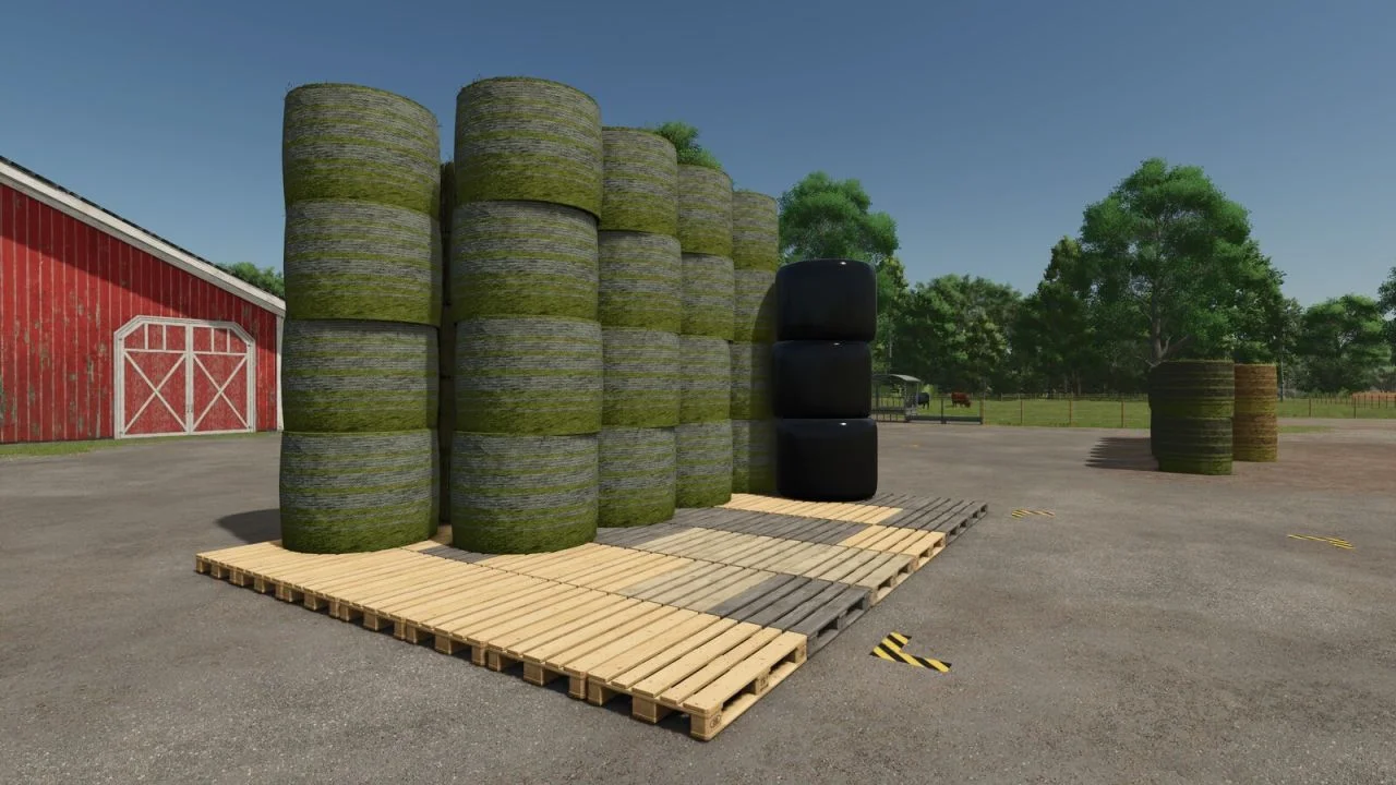 FS25 Stored Bale Aesthetics V1.0 Other Mod