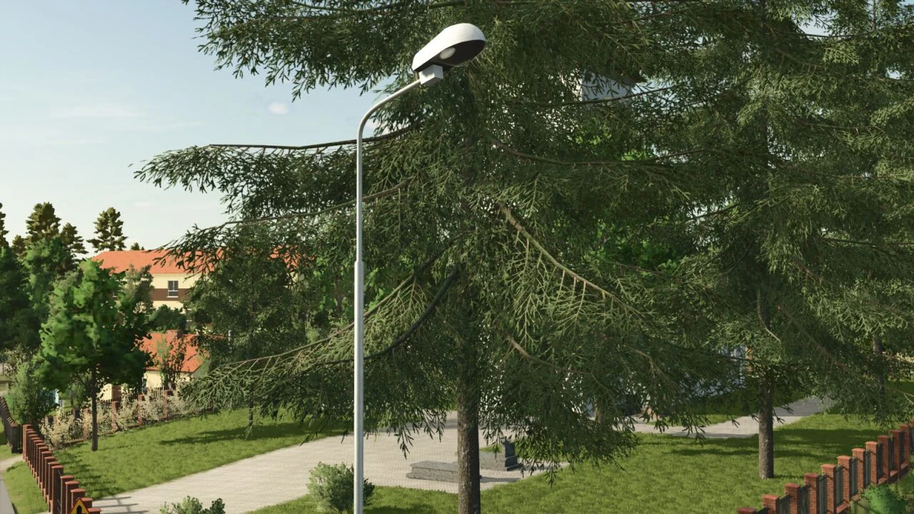 FS25 Street Lights Pack Prefab Prefab V1.0 Other Mod FS25 Mod Free Download