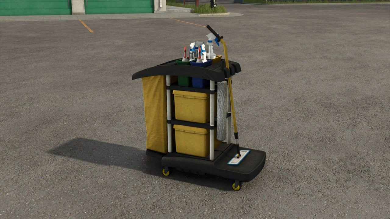 FS25 Super Cleaner Cart V1.0 Other Mod