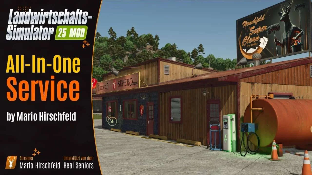 FS25 SuperClean AIO Service v0.1.1 Other Mod FS25 Mod Free Download