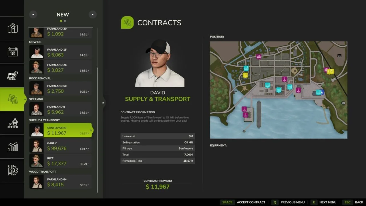 FS25 Supply & Transport Contracts V1.0 Other Mod FS25 Mod Free Download