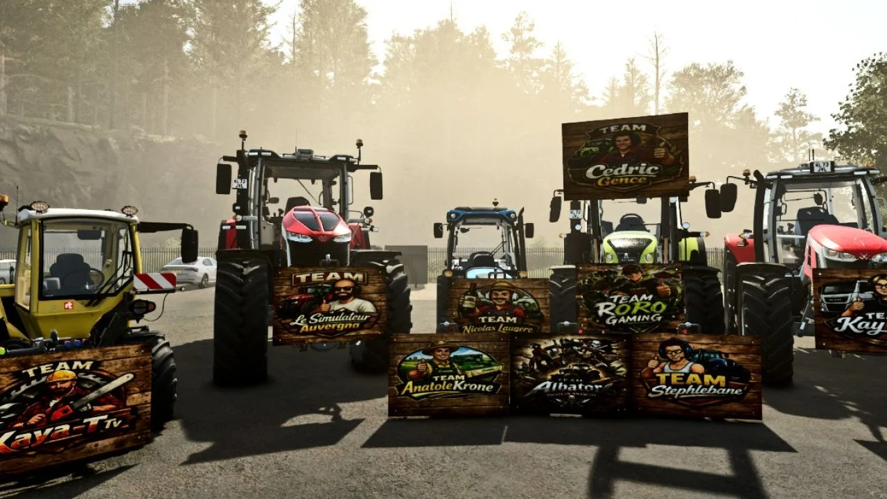 FS25 Support your streamer Signs #3 V1.0 Other Mod