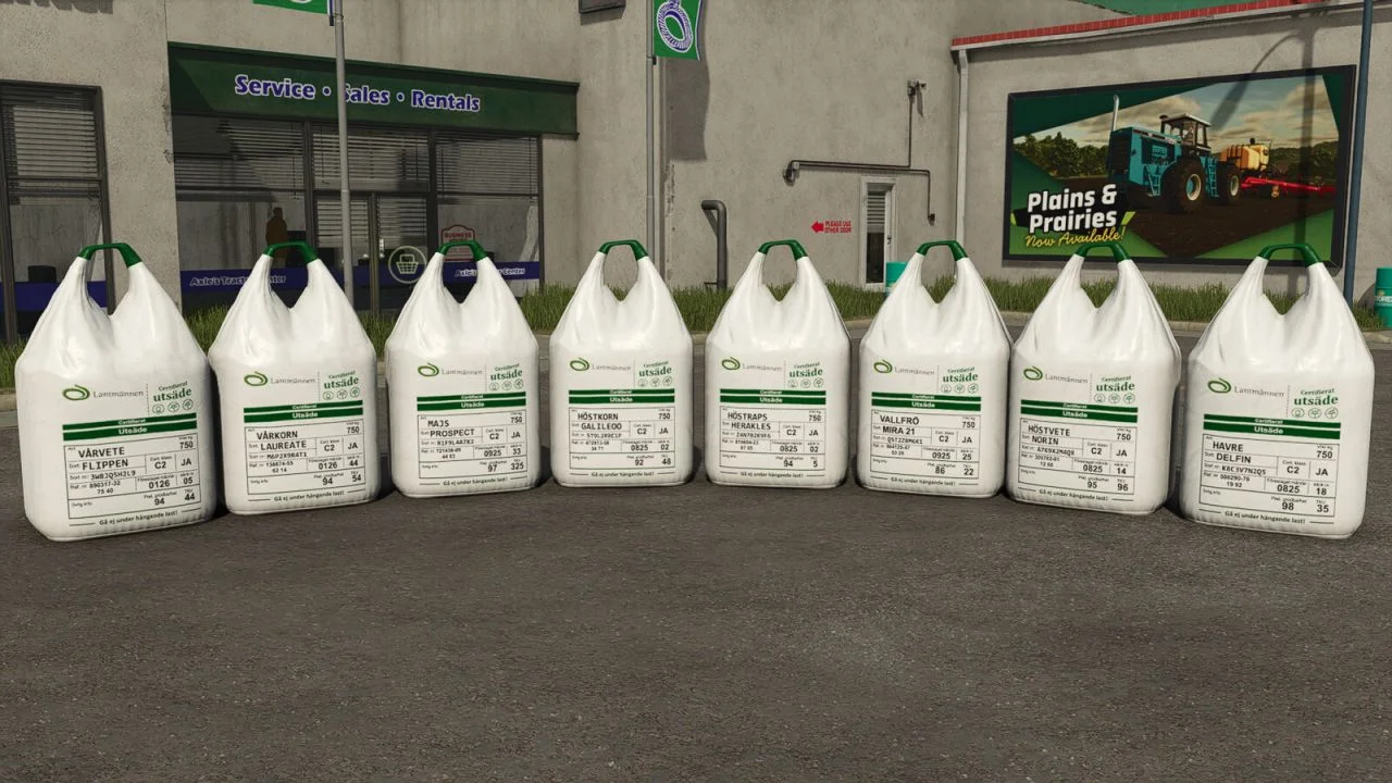 FS25 Swedish SeedBags V1.0 Other Mod