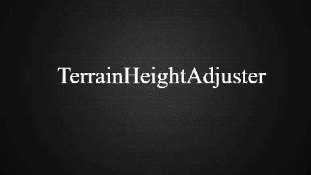 FS25 Terrain Height Adjuster v1.0.0.2 Other Mod FS25 Mod Free Download
