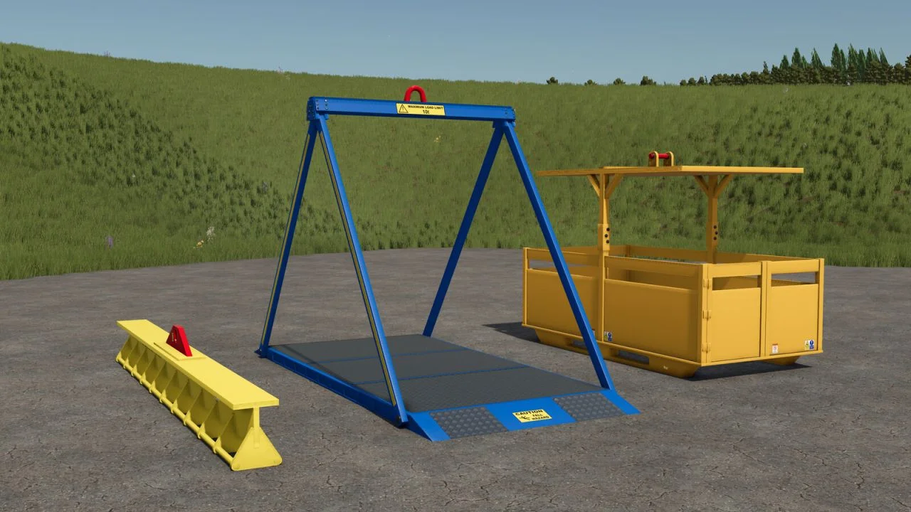 FS25 Tools For Big Cranes V1.0 Other Mod FS25 Mod Free Download