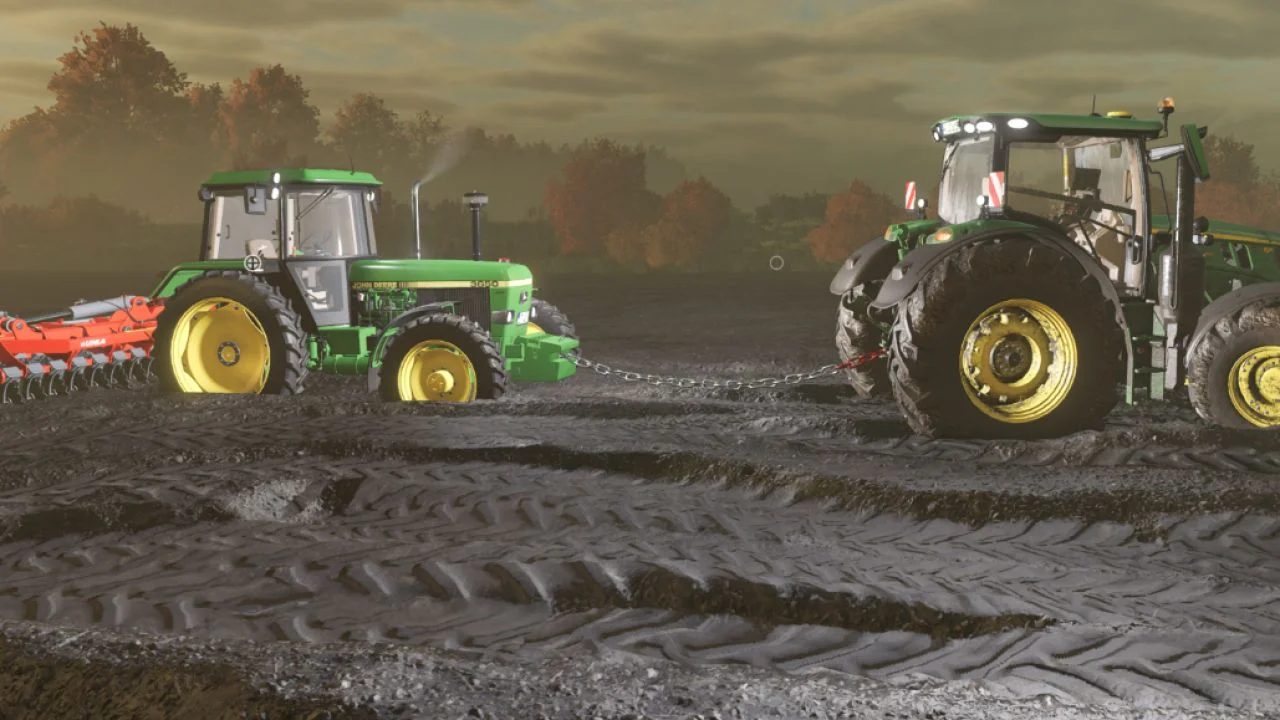 FS25 Tow chain with tractor storage V1.0.0.4 Other Mod